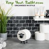 VELENTI Sheep Toilet Roll Holder - Funny Toilet Paper Holder