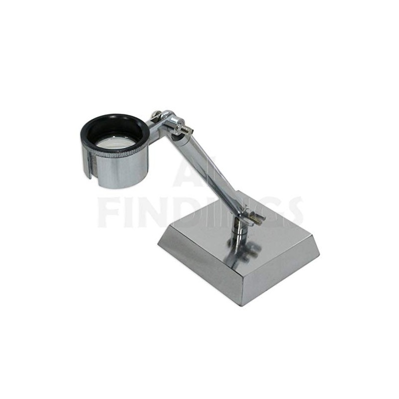 loupe magnifying eyeglass swivel adjustable head heavy base watchmakers tool