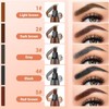 2PC Microblading Eyebrow Pencil, 2025 New Magic Liquid Eyebrow Pen,4