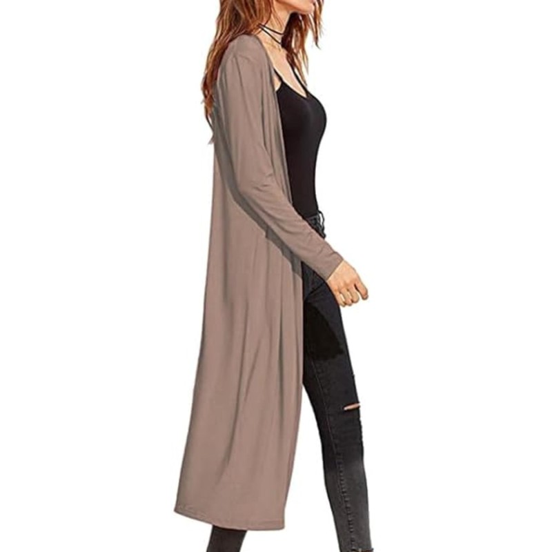 Re Tech UK Ladies Womens Maxi Plus Size Long Cardigans