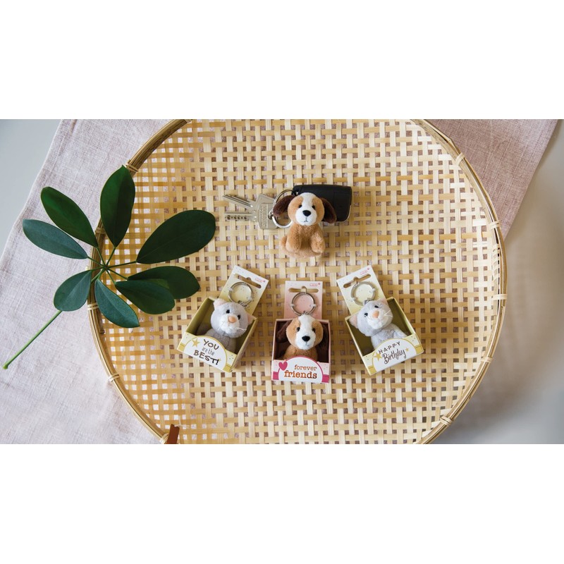 NICI Forever Friends Cat Keyring 6 cm in Gift Box