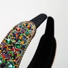 Rhinestone Upholstered Court Style Full Diamond Headband Baroque Vintage Crystal