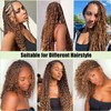 Evaxilc Deep Wave Human Hair for Braiding, Unprocessed, No Weft