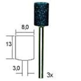 Proxxon 28781 Corundum Grinding bits, 3 pcs. Cylinder