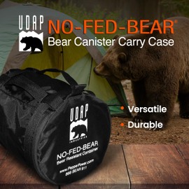 UDAP NO-FED-BEAR Bear Resistant Canister Carrying Case Only, BCC