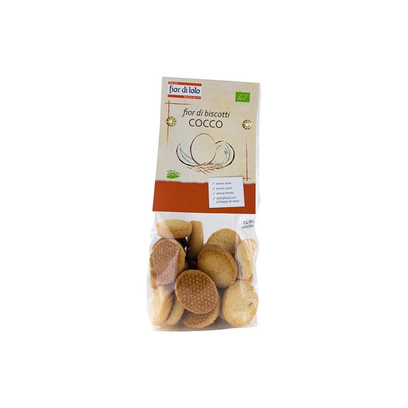 Fior di loto Biscotti al cocco biologici - Gusto delicato