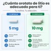 Orotato de litio 5/10 mg, suplemento para el estado de