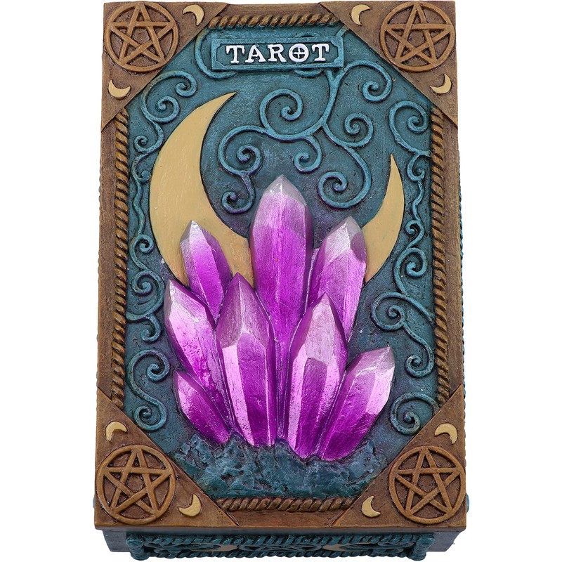 Nemesis Now Crystalline Tarot Box 14.4cm, Blue