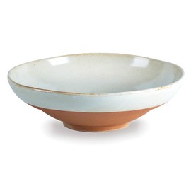 STE-CER Stoneware Decorative Bowl, 10 Inch Rustic Farmhouse Fruit Bowl for Table Countertop (retro bowl)