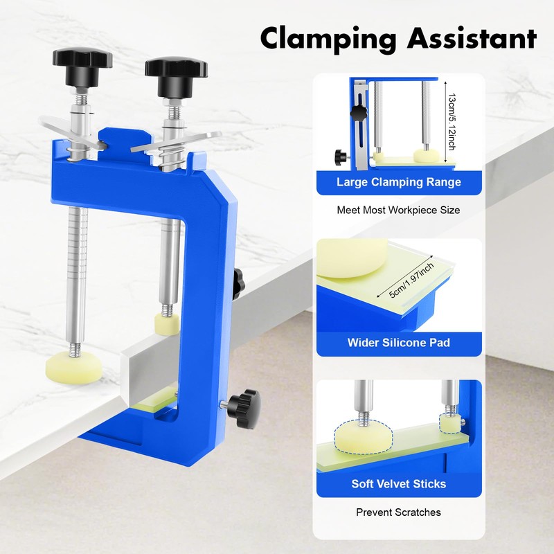 45° Miter Clamp Miter Install Tool, 32x20cm Corner Clamp Granite