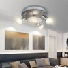 DLLT Modern Ceiling Spot Lights Fixtures 4-Light Round Flush Mount