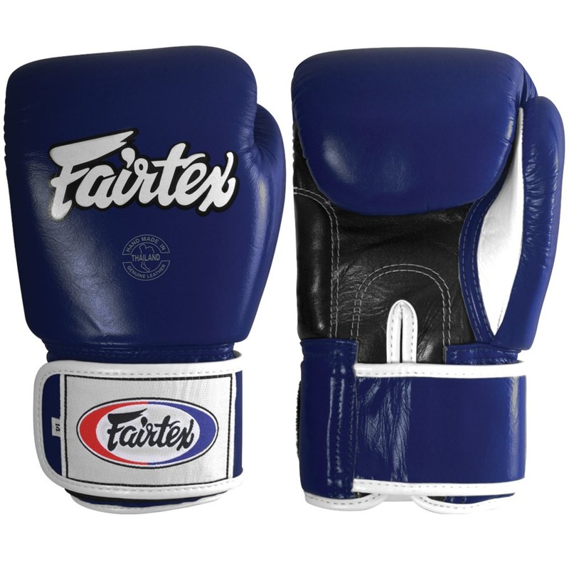 Fairtex Muay Thai Style Training Sparring Gloves, 16 oz, Red