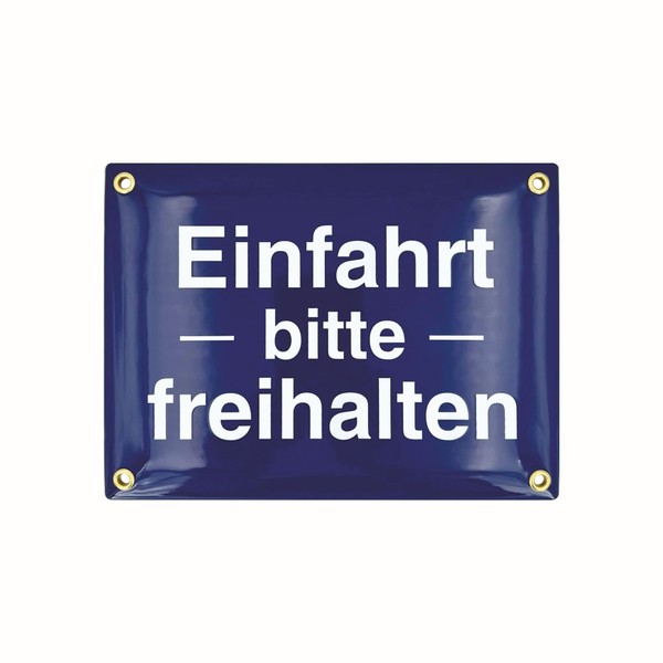 Sosenco Einfahrt bitte freihalten Sign - 15 x 20 cm