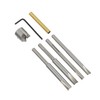 iplusmile 1set Single-edge Steel Milling Cutter Kit for Engraving and