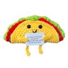 PLWalker Emotional Support Taco Nuggets Plush, Crochet Emotional Support Dumplings,