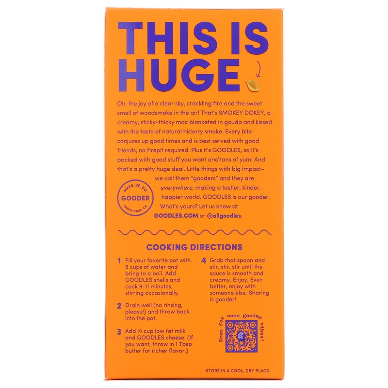 Goodles Smokey Dokey Mac & Cheese, 6 OZ