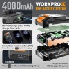 WORKPROX Leaf Blower Cordless 4.0Ah Battery LED Display 138MPH 170CFM