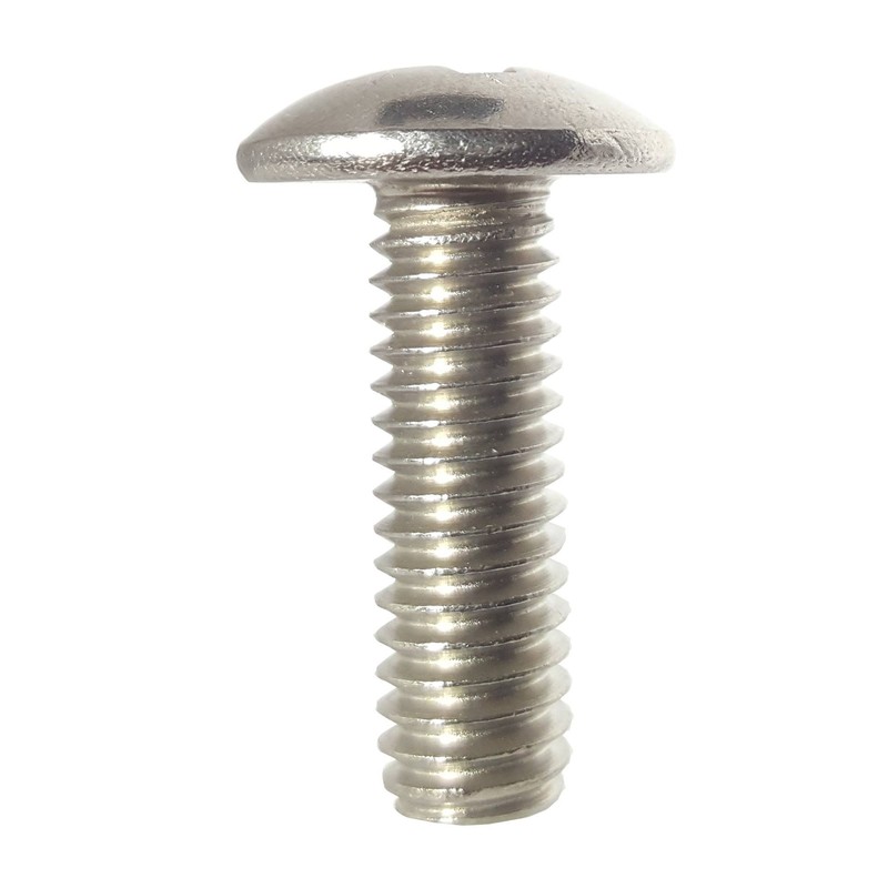 1/4-20 x 3 Truss Head Machine Screws, Full Thread, Phillips