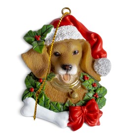 Labrador Retriever Christmas Ornament (Yellow Lab)