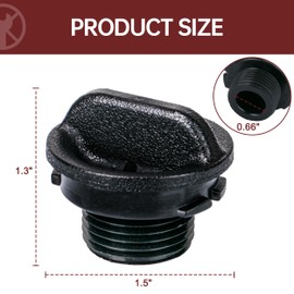ZTTM 22-888958001 Boat Engine Plug Outboard Flush Plug for Mercury Jet, Fei and Verado and Verado All 4 Stroke Outboard Engines