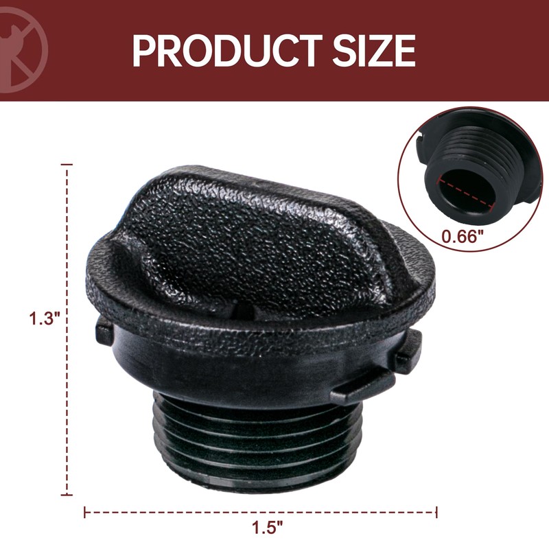 ZTTM 22-888958001 Boat Engine Plug Outboard Flush Plug for Mercury
