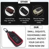 Car Key Fob Cover Case,Leather Car Key Holder with Mesh