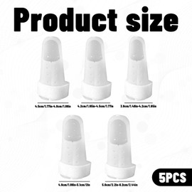 Mallet Finger Splint,5PCS Trigger Finger Splint,Finger Splints for Arthritis,Finger Support for Adjustable Finger Immobilizer,Finger Splints for Dip Joint Support Brace Protection Fracture Pain(White)