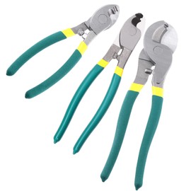 Swpeet 1PCS Heavy Duty Stainless Steel 6 Inch Cable Cutters, Cable Wire Cutters High Leverage Cutter, Wire Rope Cutter for Cutting Aluminum, Copper, Wire, Communications Cable