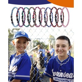 Willtok Premium Sport Baseball Necklaces for Outfit/Sport field, Classic Design Baseball Necklace