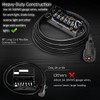 GCD Upgraded Heavy Duty 7 Way Trailer Connector Plug Cord