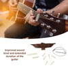 10PCS 6 String Acoustic Guitar Bridge Rosewood Set Musical Instrument