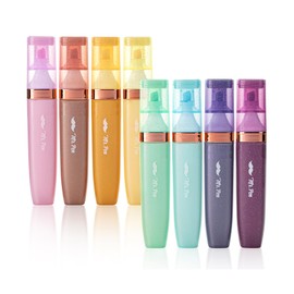 Mr. Pen- Glitter Highlighters, 8 Pack, Pastel and Metallic Colors, Chisel Tip, Highlighters Glitter Highlighter Markers, Sparkly Highlighters Aesthetic Highlighters, Sparkle Highlighters