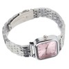 Women Quartz Watch Alloy Steel Strap Stylish Waterproof Ladies Square