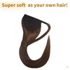SEGO Ponytail Hair Piece, Extension Clip in Real Remy Hair