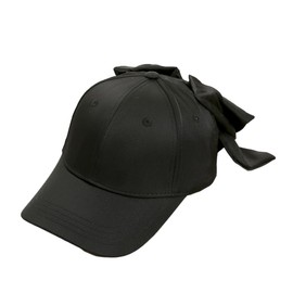 Haveli Women's Cap, Back, Ribbon, Hat, Baseball Cap, Plain, Sun Protection, Sun Protection, Black