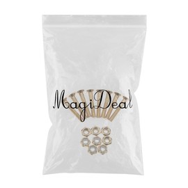 MagiDeal 8 Pairs Skateboard Longboard Deck Mounting Hardware Screws Bolts & Nuts 29mm