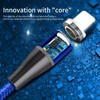 Magnetic 3 in 1 USB Fast Charging Cable Devices Smartphone