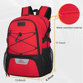 Goloni Soccer Backpack,Basketball Backpack with Ball Compartment & Shoe Compartment,Backpack for Basketball,Soccer, Football, Volleyball, Swim, Gym, Travel