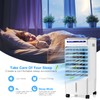 COSTWAY Portable Evaporative Air Cooler for Room, Include Remote Control,