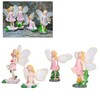 4Pcs Flower Fairies Figurines Statue Garden Home Ornament Resin Model