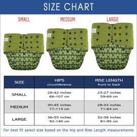 Adult Pocket Cloth Diaper 2.0: Incontinence Protection Briefs with Insert and Prefold for Special Needs Teens, Men and Women (Medium, Cosmic Realm)