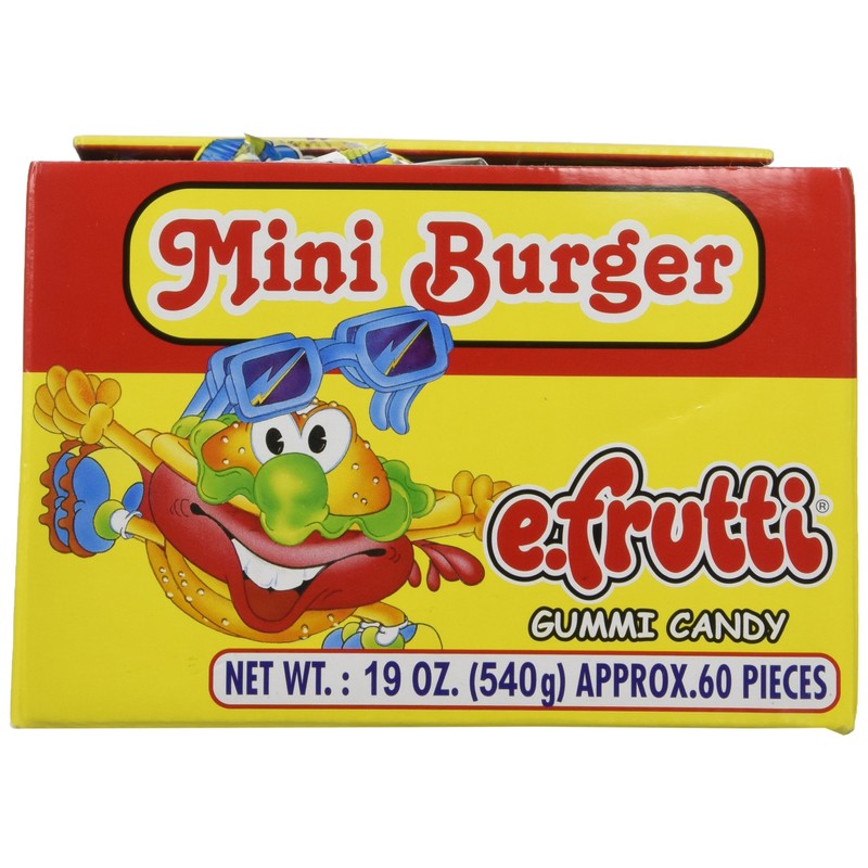 Gummy Burgers - Mini Gummi Burger (approximately 60 pieces)