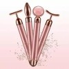 Dangshan 4-en-1 Beauty Bar 24k De Oro Pulso Massager De