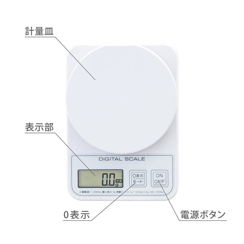 Atlas ADS-2200 Digital Scale, 4.4 lbs (2 kg) (Supports Trace
