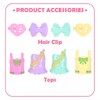12 Pack Mermaid Dolls Pretend Playset - 6" Mini Figures