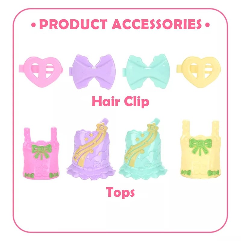 12 Pack Mermaid Dolls Pretend Playset - 6" Mini Figures