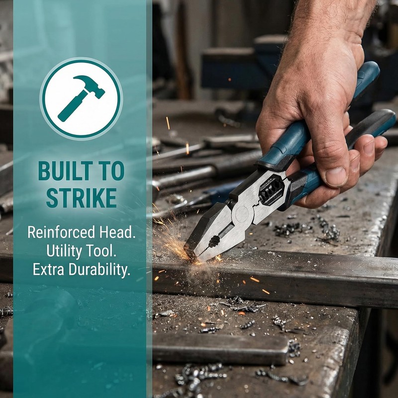 Nail Puller pliers, 9" Grade Multi-function Cutting Pliers, wire stripper