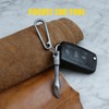 Titanium EDC Pry Bar, Multitool with Keychain Hole, for Opening