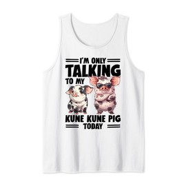 Kune Kune Pig Food Plush Accessories Kune Kune Pig Mom Tank Top