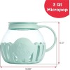 Gourmet Popcorn Maker with 3-Quart Capacity - Dishwasher Safe &